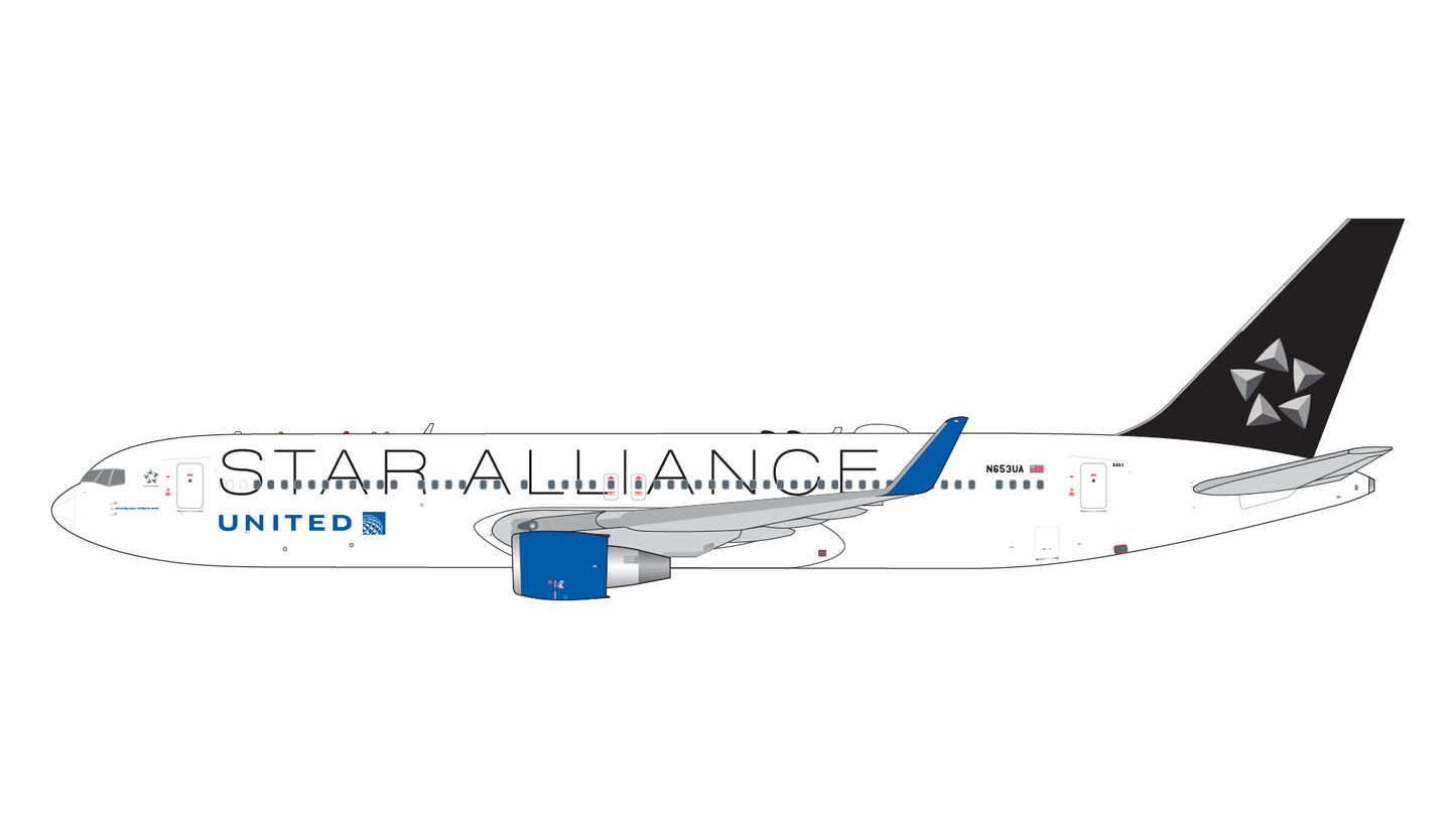 Preorder 1:400 United Airlines B767-300ER “Star Alliance” Gemini Jets