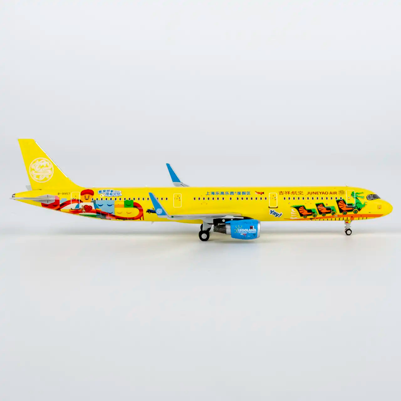 1:400 Juneyao Airlines A321-200 “Legoland Shanghai” NG Models