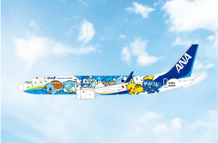 Pre-order 1:400 ANA All Nippon Airways B737-800 “Pokemon Livery” Phoenix Models