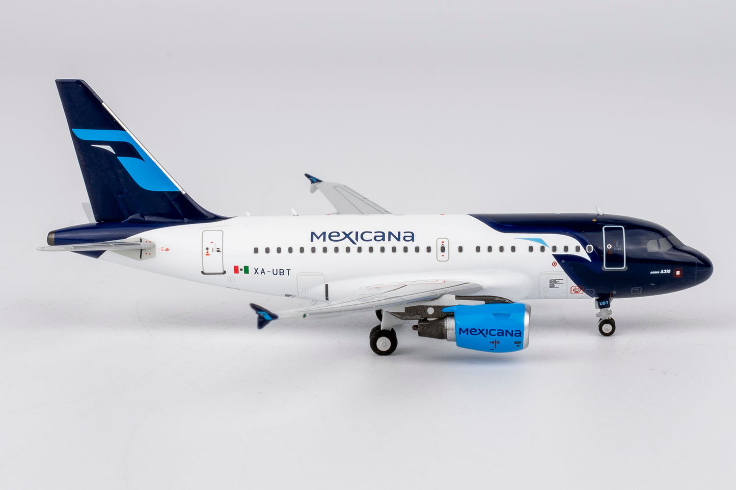 1:400 Mexicana A318-100 XA-UBT NG Models