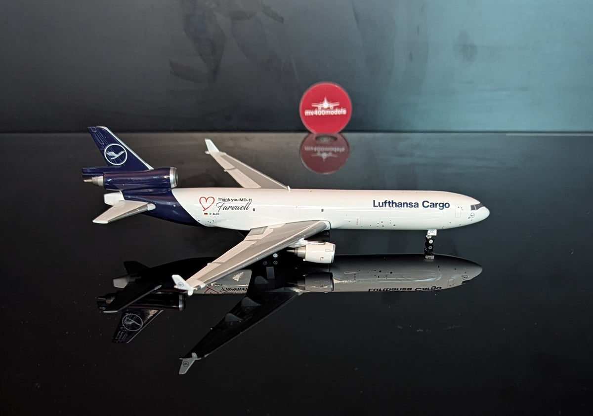 1:400 Lufthansa Cargo MD-11F "Farewell MD-11" Gemini Jets