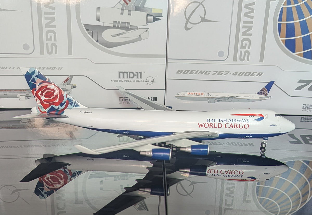 1:200 British Airways World Cargo B747-400F “Chelsea Rose” JC Wings
