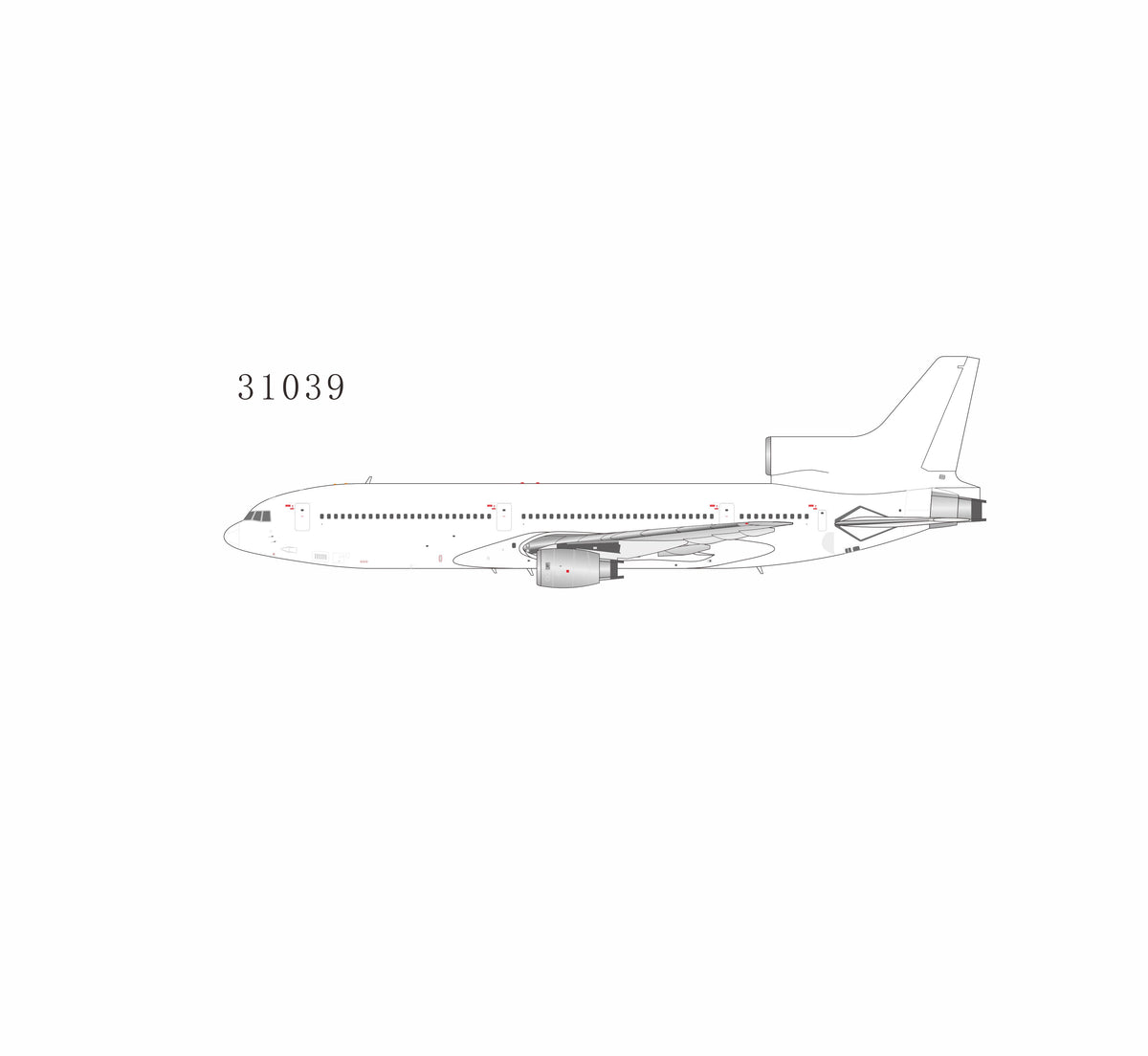 Pre-order 1:400 Blank Model Lockheed Martin L-1011-1 NG Models