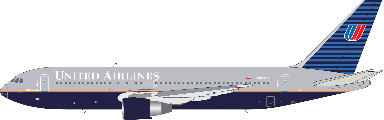 Pre-order 1:400 United Airlines B767-200ER N609UA V1:400 Models
