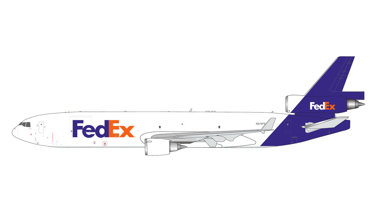 Preorder 1:400 FedEx MD-11 Gemini Jets