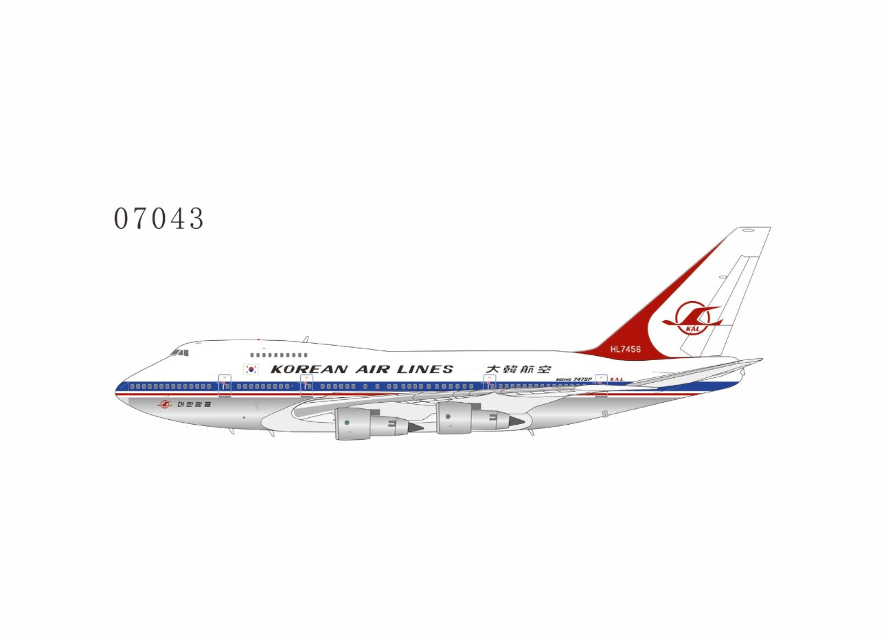 Preorder 1:400 Korean Air B747SP HL7456 NG Models
