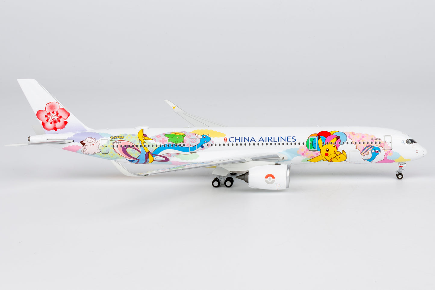 1:400 China Airlines A350-900 “Pikachu Jet CI #2” NG Models Ultimate Collection*
