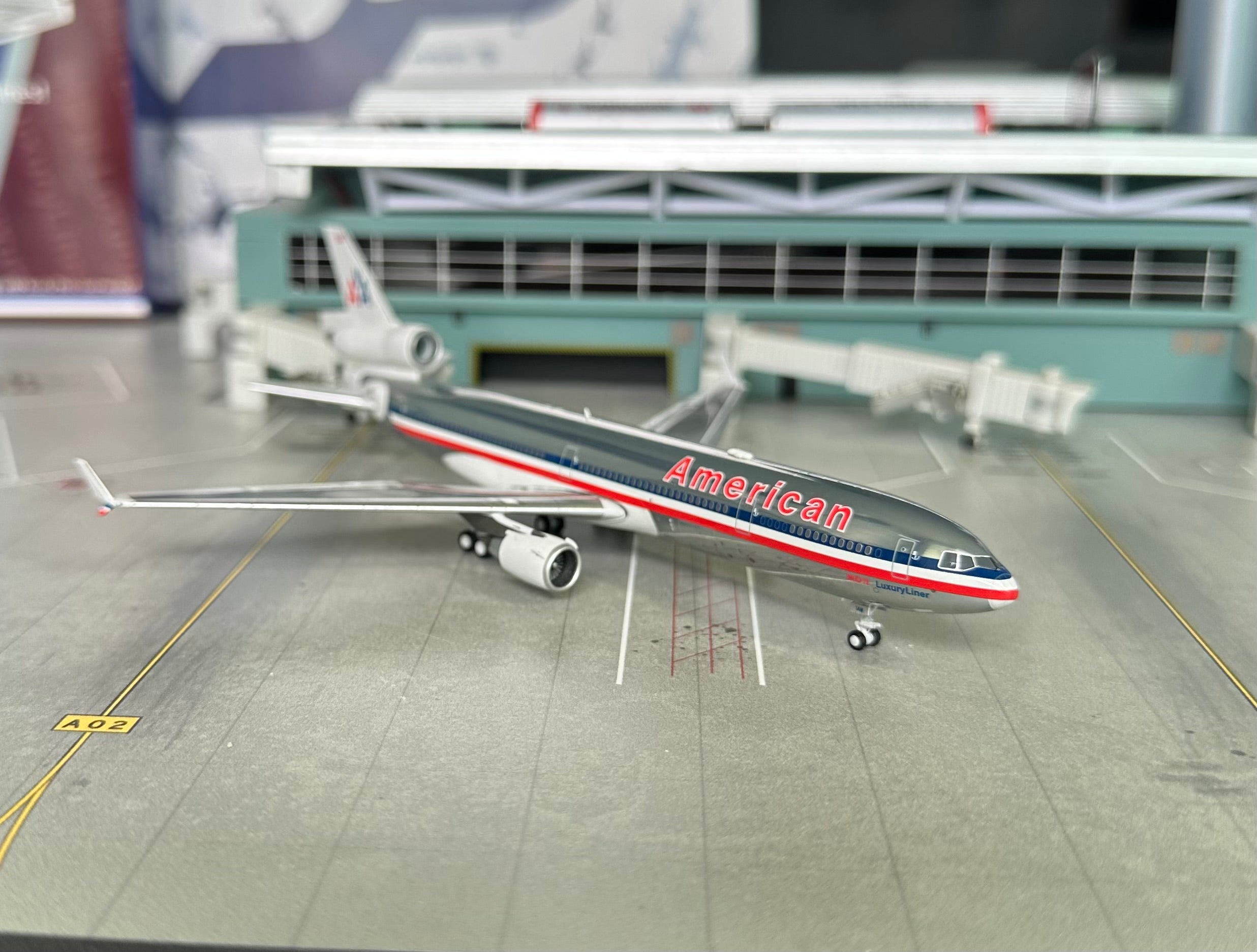 GeminiJets American Airlines MD-11 N1764B - Échelle 1:200 - Mod Réduit Diecast RARE