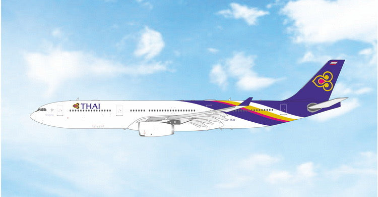 Pre-order 1:400 Thai Airways A330-300 HS-TEW Phoenix Models