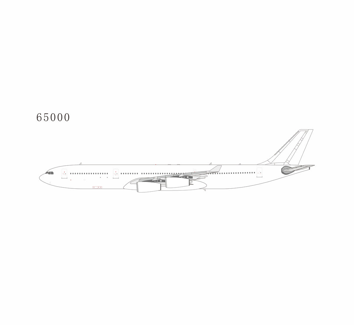 Pre-order 1:400 Blank Model A340-300 NG Models