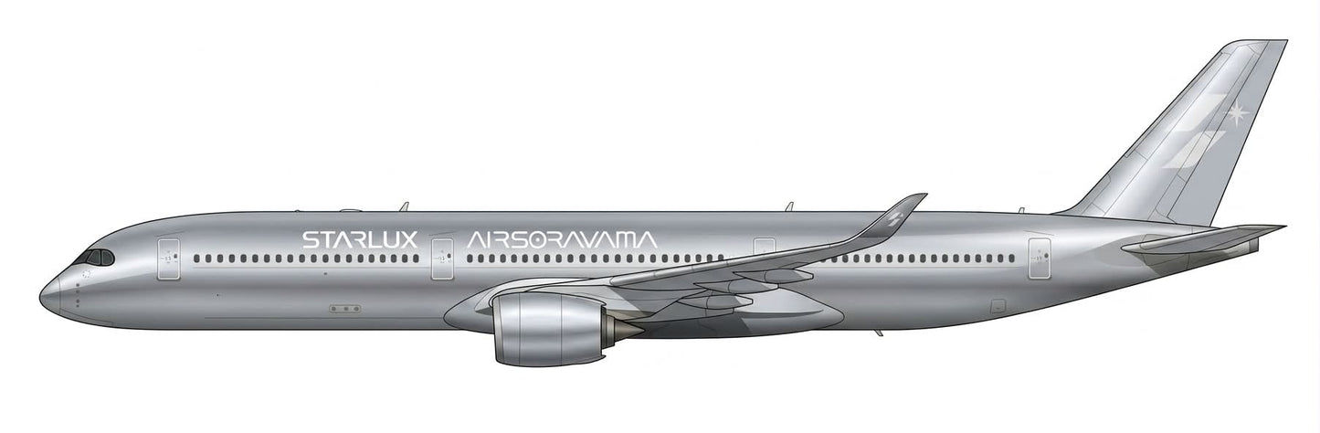 Pre-order* 1:200 Starlux A350-1000 “Airsorayama Silver” JC Wings