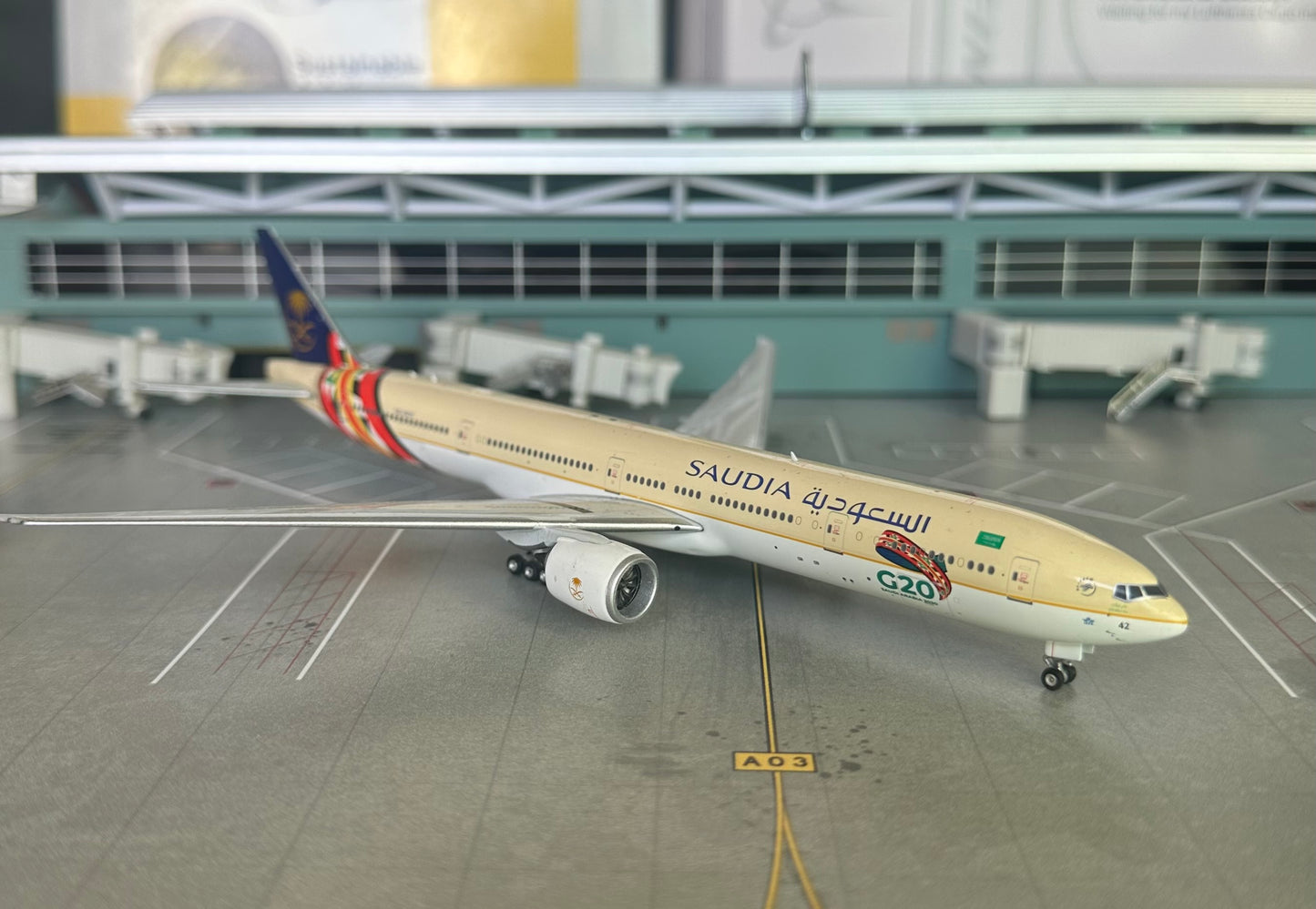 1:400 Saudia B777-300ER “G20” Phoenix Models