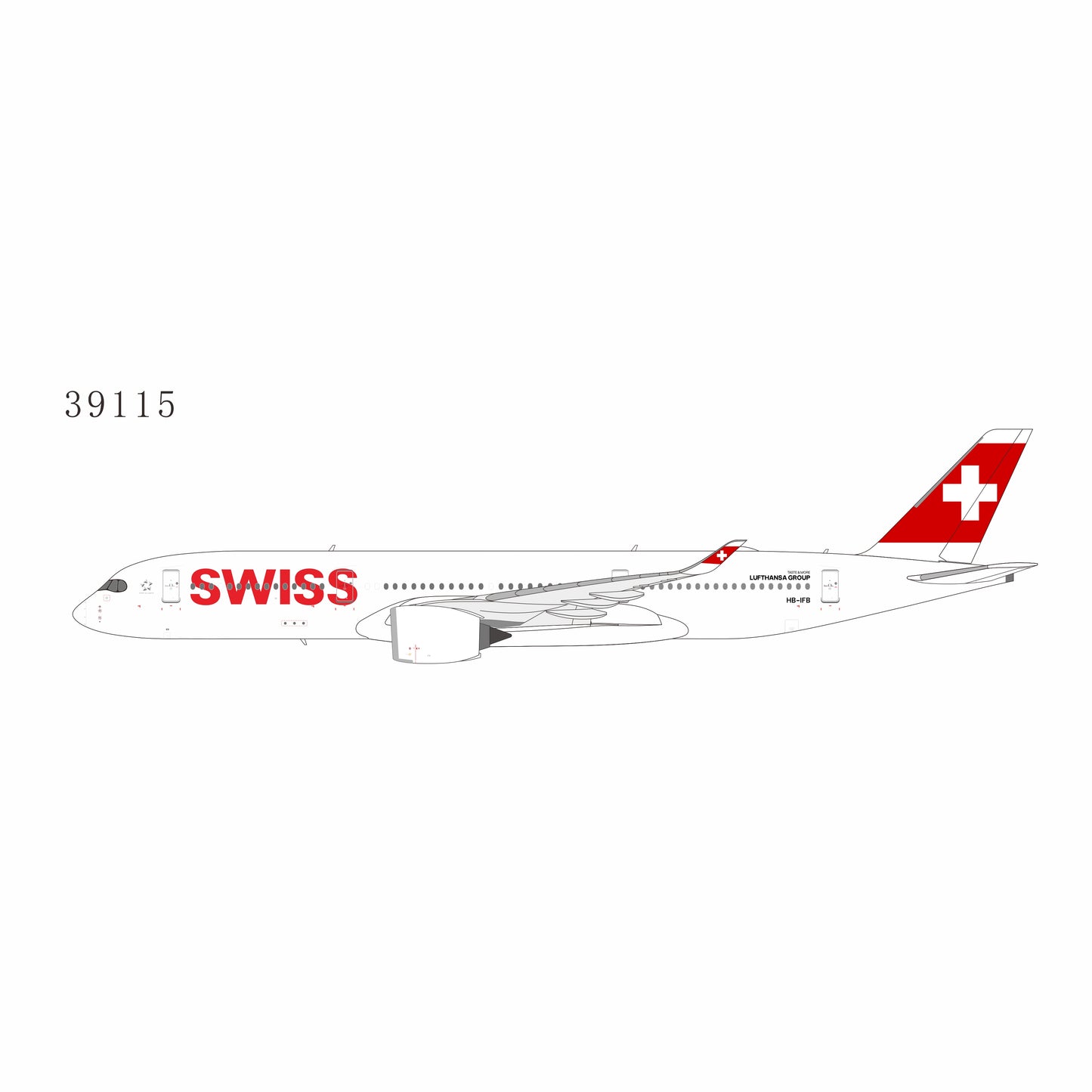 Preorder 1:400 Swiss A350-900 HB-IFB NG Models