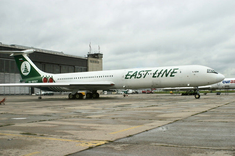Pre-order 1:400 East Line Airlines IL-62M Phoenix Models