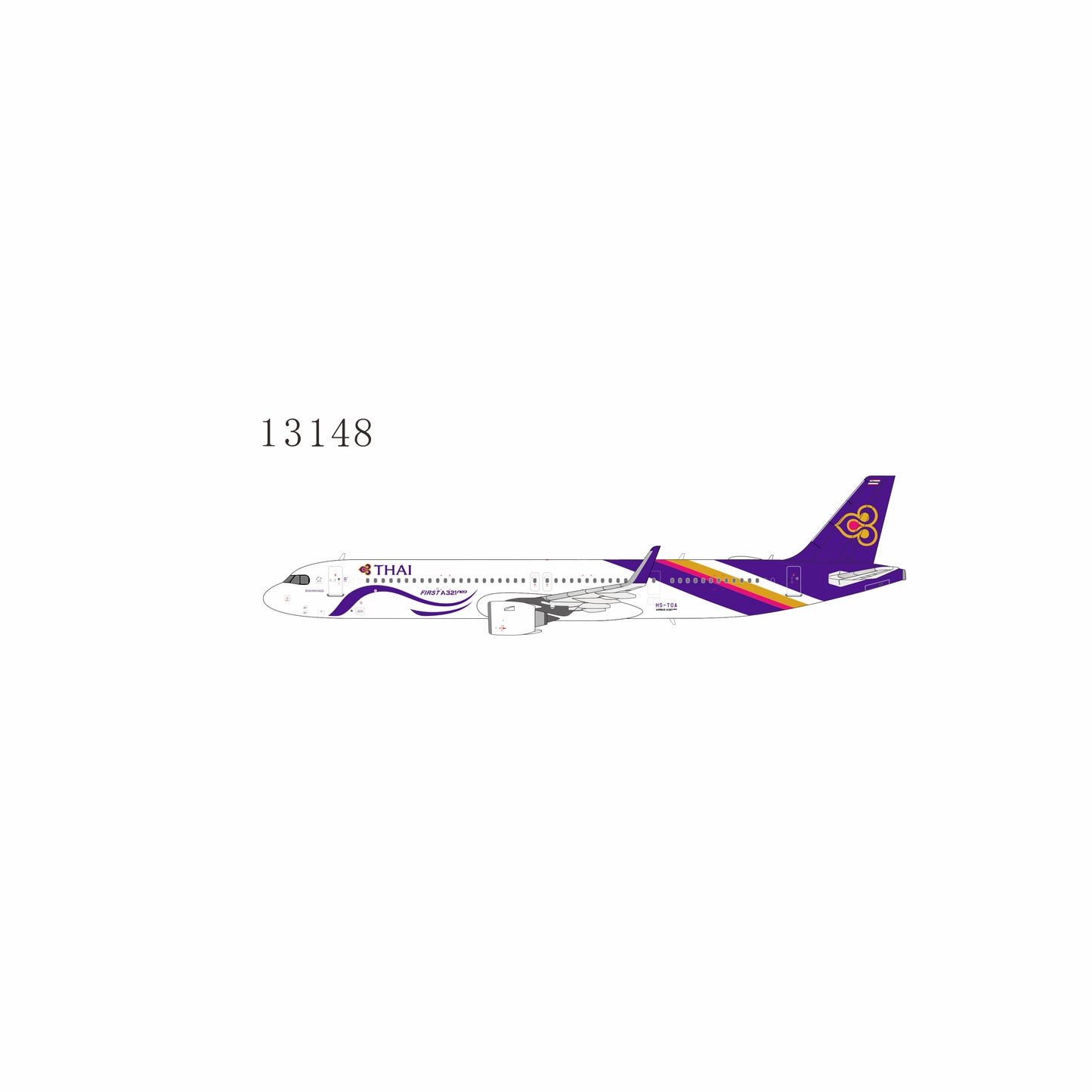 Pre-order 1:400 Thai Airways A321neo HS-TOA NG Models