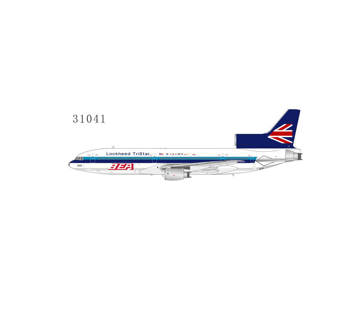 Pre-order 1:400 BEA Lockheed Martin L-1011-1 “BEA's contemporary livery” NG Models