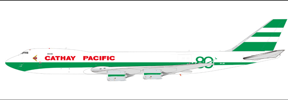 Pre-order 1:200 Cathay Pacific B747-8F “80th Anniversary Livery” JC Wings