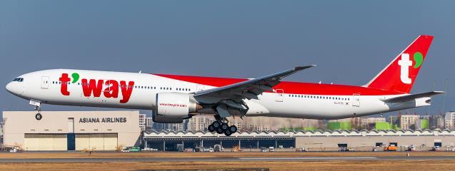 Pre-order 1:400 T’Way Air B777-300ER JC Wings Future Release*