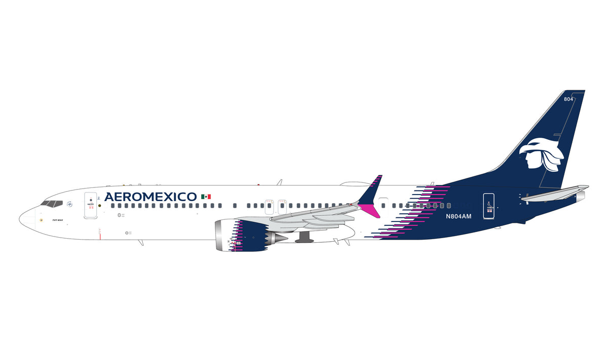 Pre-order 1:200 Aeromexico B737 Max 9 Gemini200