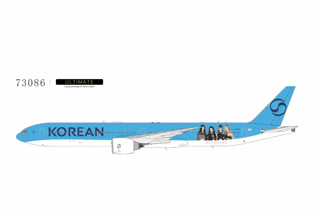 Preorder 1:400 Korean Air B777-300ER HL2016 BLACKPINK NG Models Ultimate Collection.
