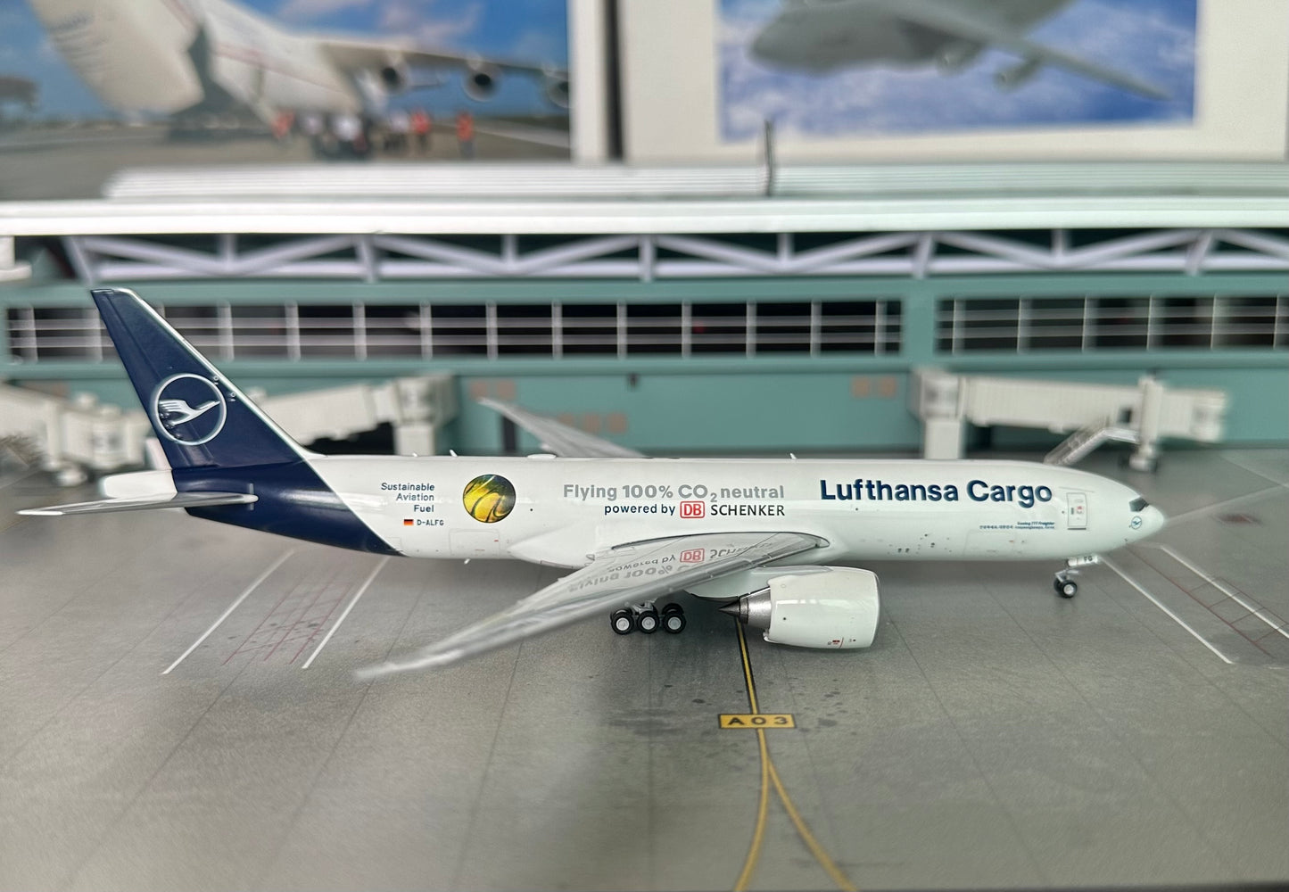 1:400 Lufthansa Cargo B777-200F “Sustainable Aviation Fuel” NG Models
