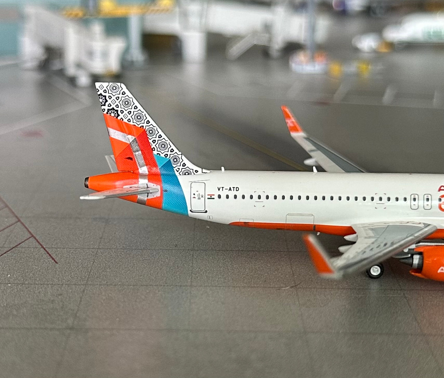 1:400 Air India Express A320-200 VT-JETS Pandamodel