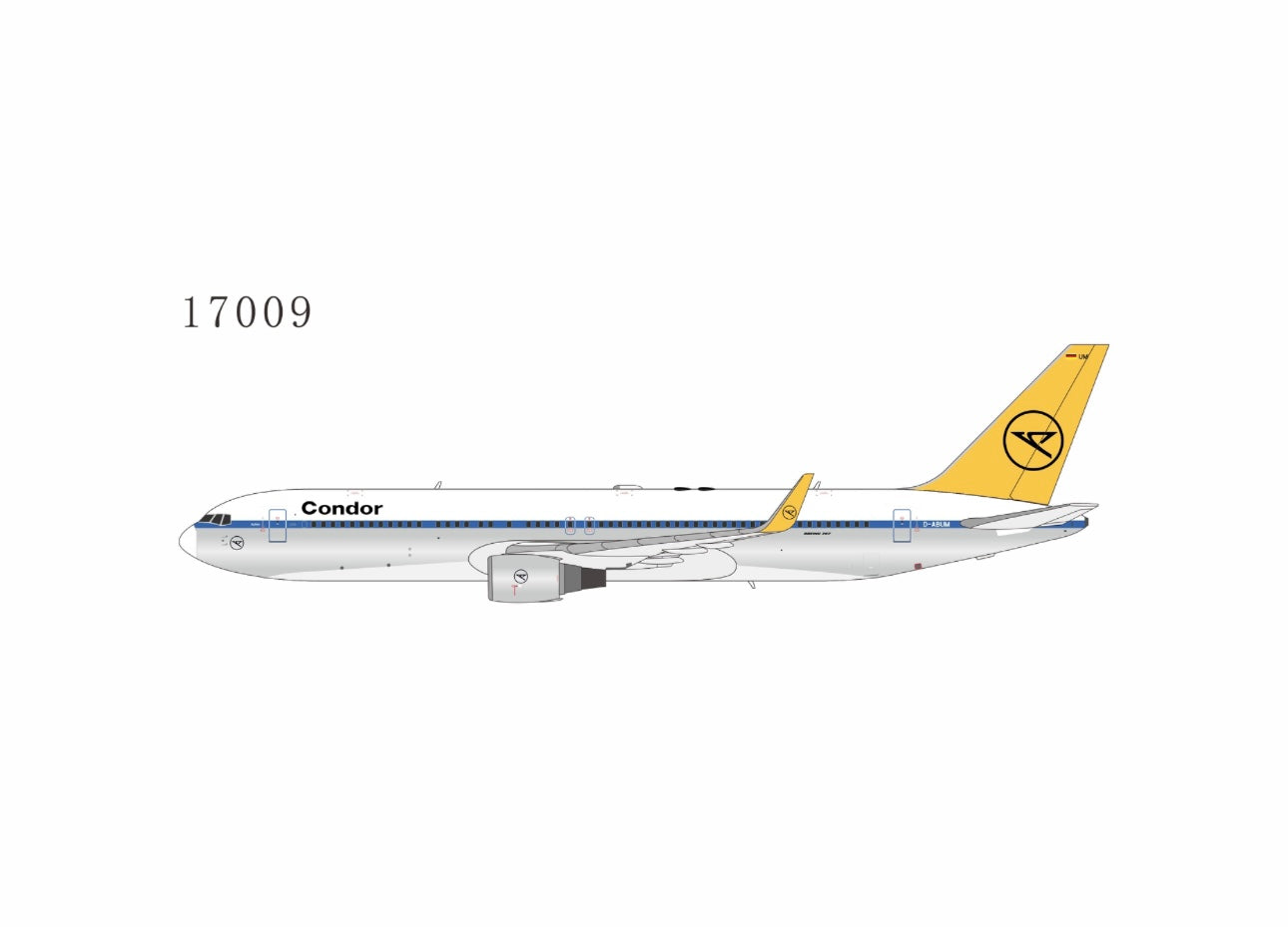 Pre-order 1:400 Condor B767-300ER D-ABUM White Nose cone NG Models