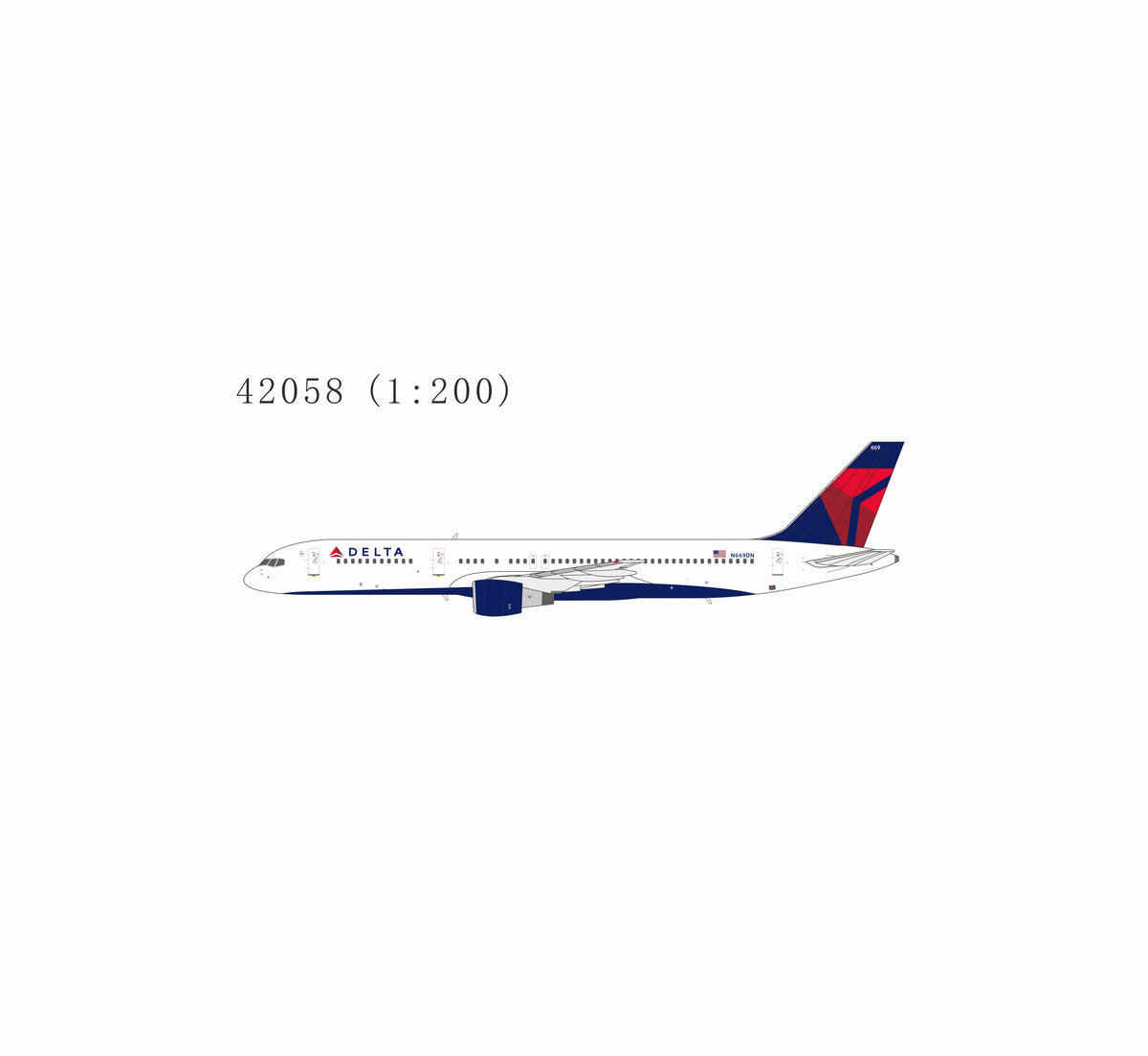Pre-order 1:200 Delta Air Lines B757-200 NG Models