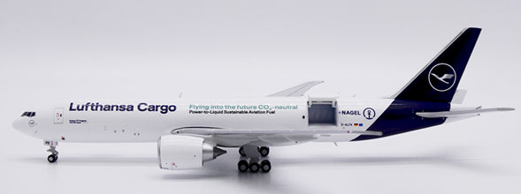 Pre-order 1:400 Lufthansa Cargo B777F “Flying into the Future” Interactive Series* JC Wings