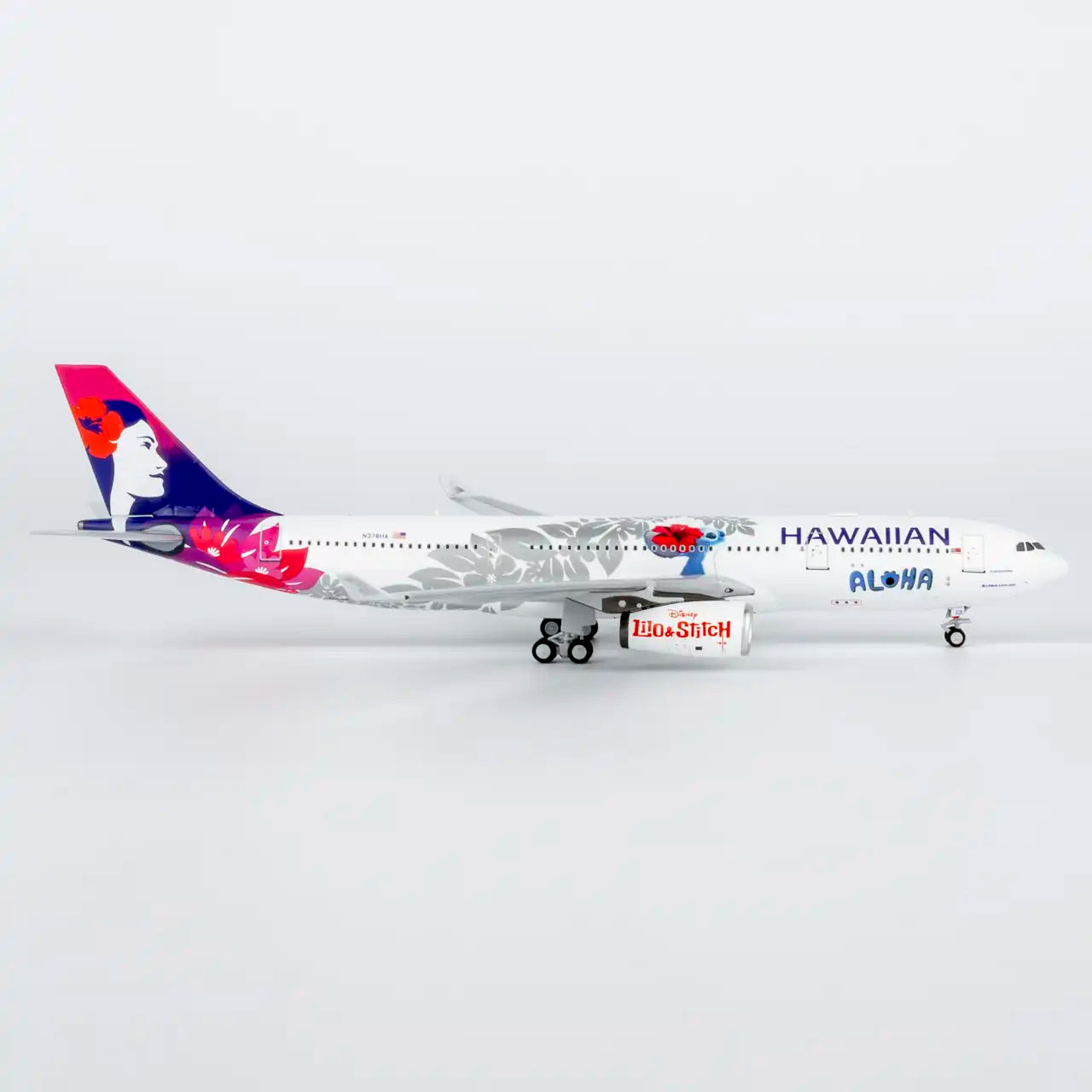 1:400 Hawaiian Airlines A330-200 N378HA “Lilo and Stitch” NG Models