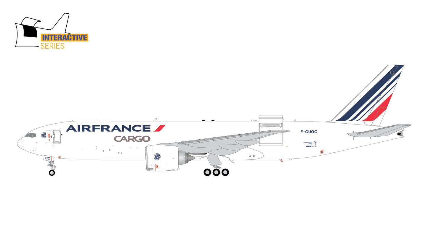 Pre-order 1:200 Air France Cargo B777-200LRF Interactive Series* Gemini200