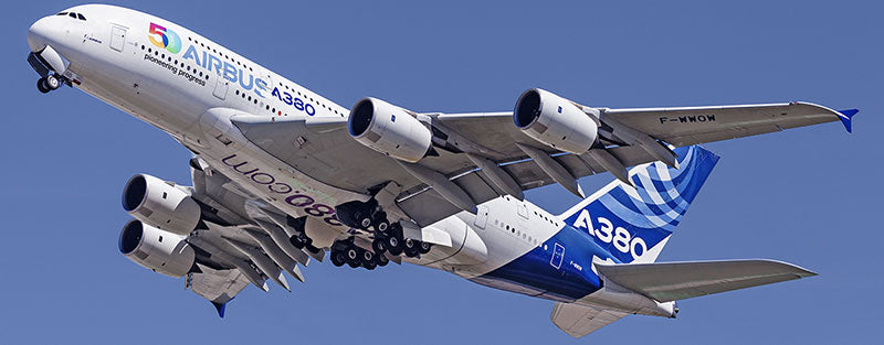 Pre-order 1:400 Airbus Industries A380-800 “50 Years Pioneering Progress” Aviation 400