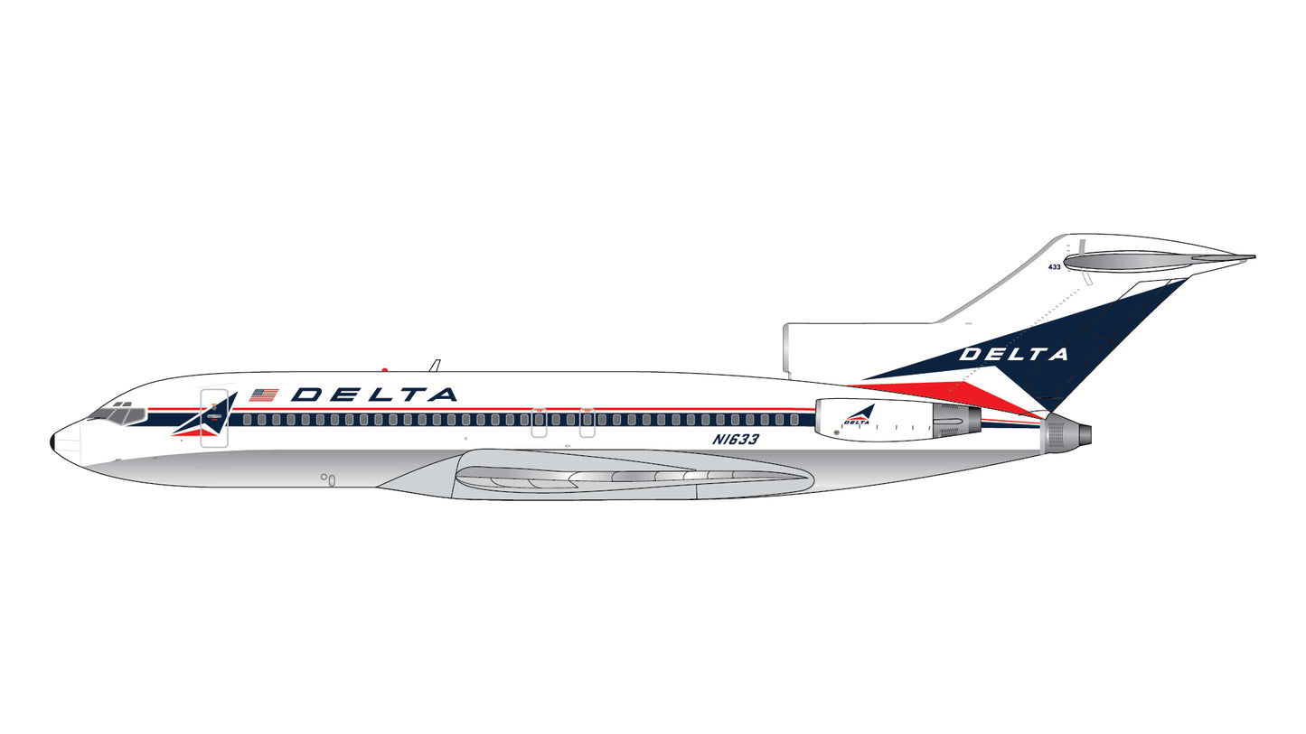 Preorder 1:400 Delta Air Lines B727-100 N1633 “Widget Livery” Gemini Jets