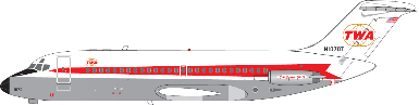 Pre-order 1:400 Trans World Airlines DC-9-15 N1070T V1:400 Models