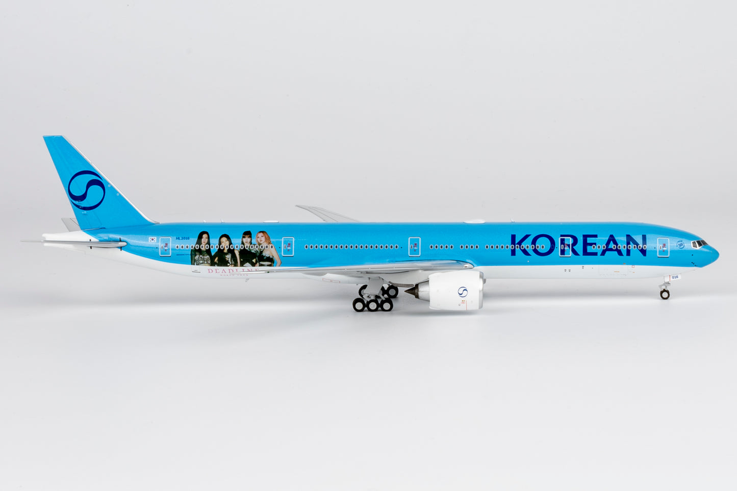1:400 Korean Air B777-300ER HL2016 BLACKPINK NG Models Ultimate Collection.