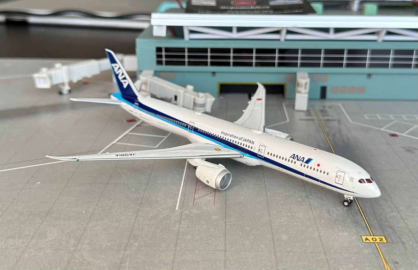 1:400 JA981A All Nippon Airways B787-10 Dreamliner New magnetic detachable landing gear Aviation 400