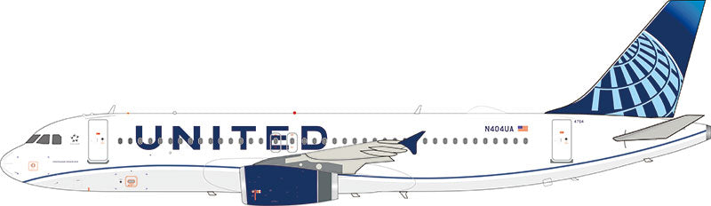 Pre-order 1:400 United Airlines A320-200 Aviation 400
