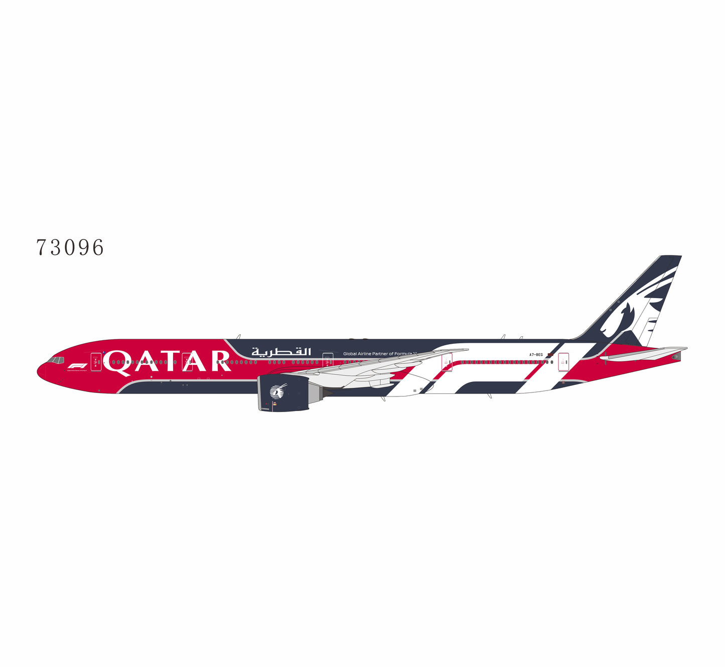 Preorder 1:400 Qatar Airways B777-300ER “F1 Livery” NG Models