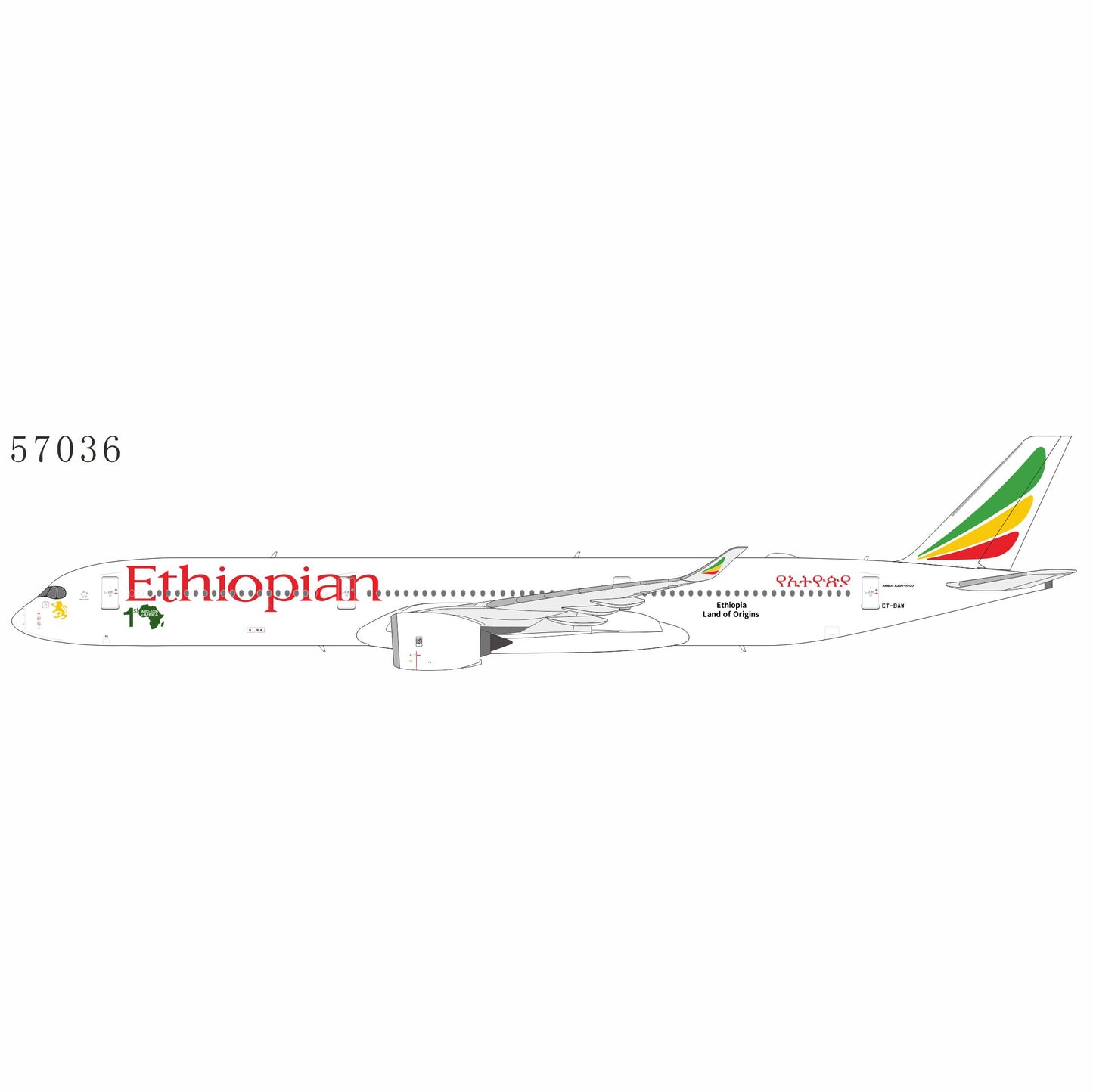 Pre-order 1:400 Ethiopian Airlines A350-1000 ET-BAW “1st A350-1000 in Africa” NG Models