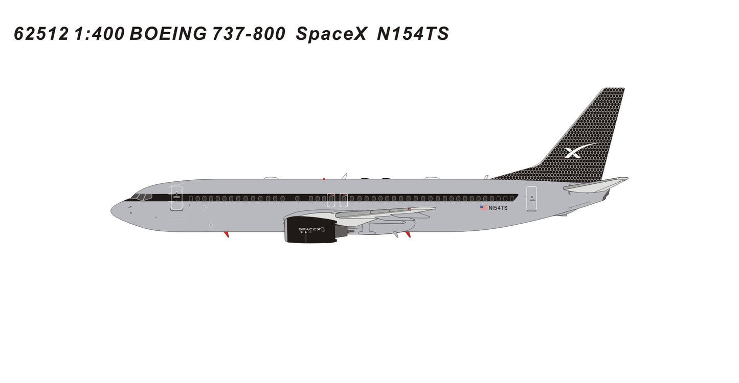 Pre-order 1:400 SpaceX B737-800 Pandamodel