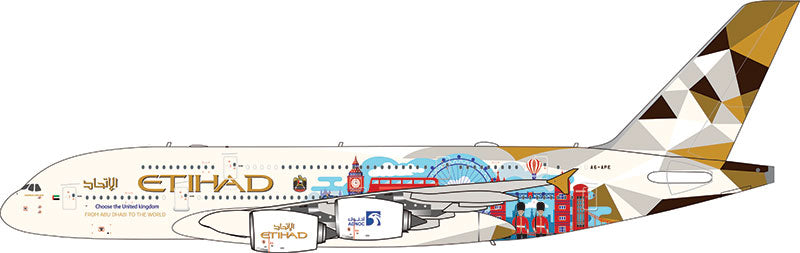 Pre-order 1:400 Etihad Airways A380-800 “Choose the United Kingdom” Aviation 400