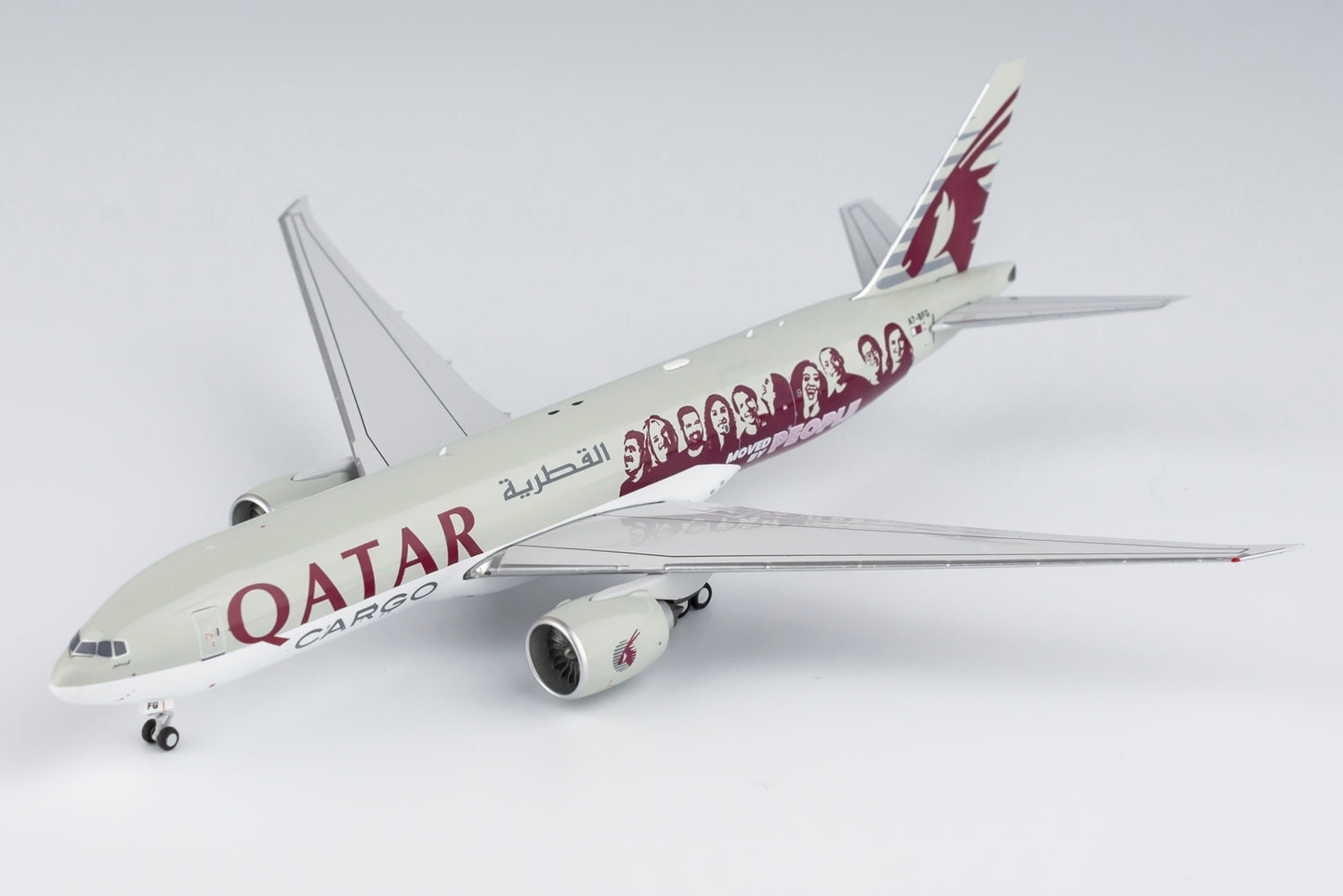1:400 Qatar Airways Cargo B777-200F "Moved by People" NG Models