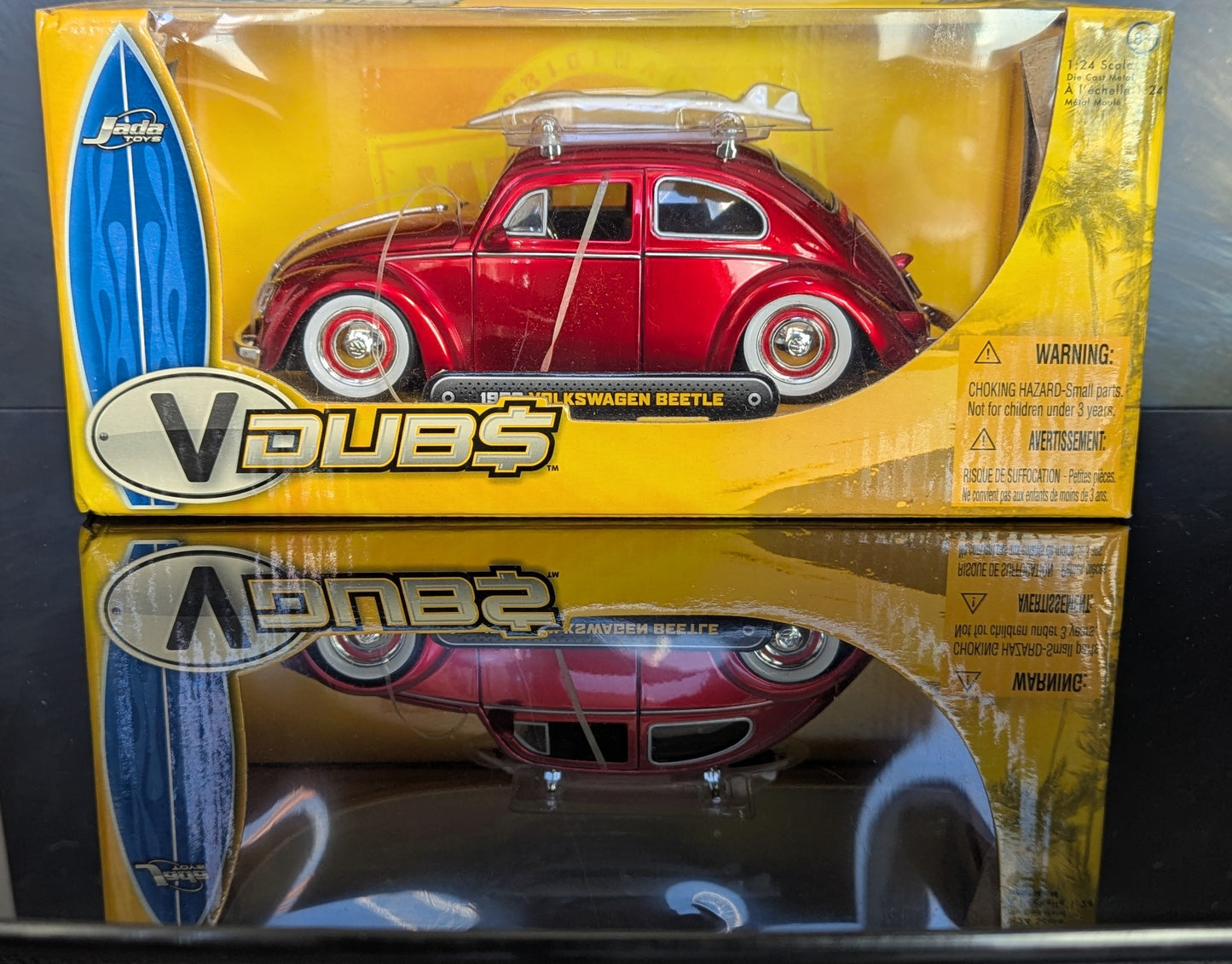 1/24 V-Dub$ 1959 Volkswagen Beetle "DUB City" Jada Toys -Diecast Model Car