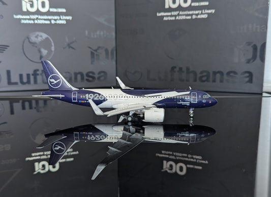 1:200 Lufthansa A320neo “100 Year Anniversary” D-AIND SQ Wings Flaps Down*