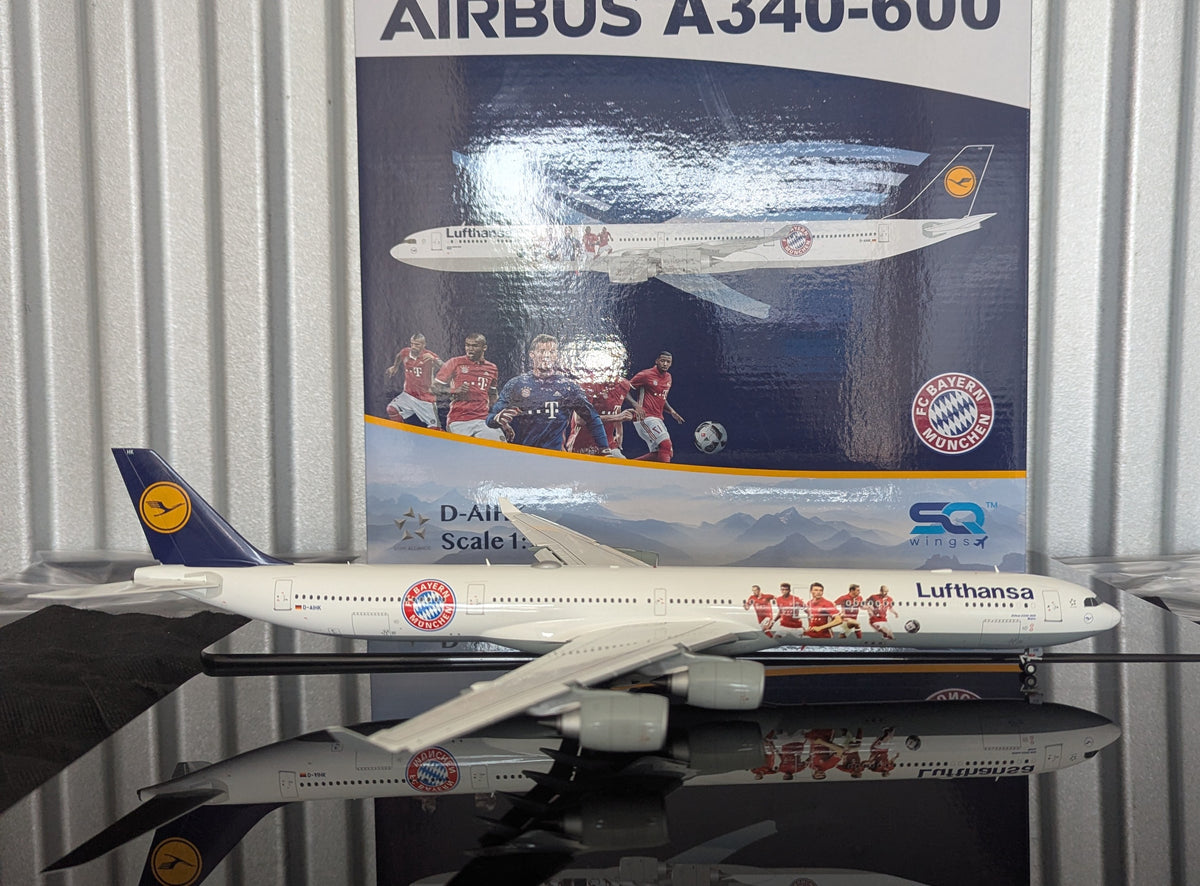 1:200 Lufthansa A340-600 “FC Bayern Munchen” SQ Wings