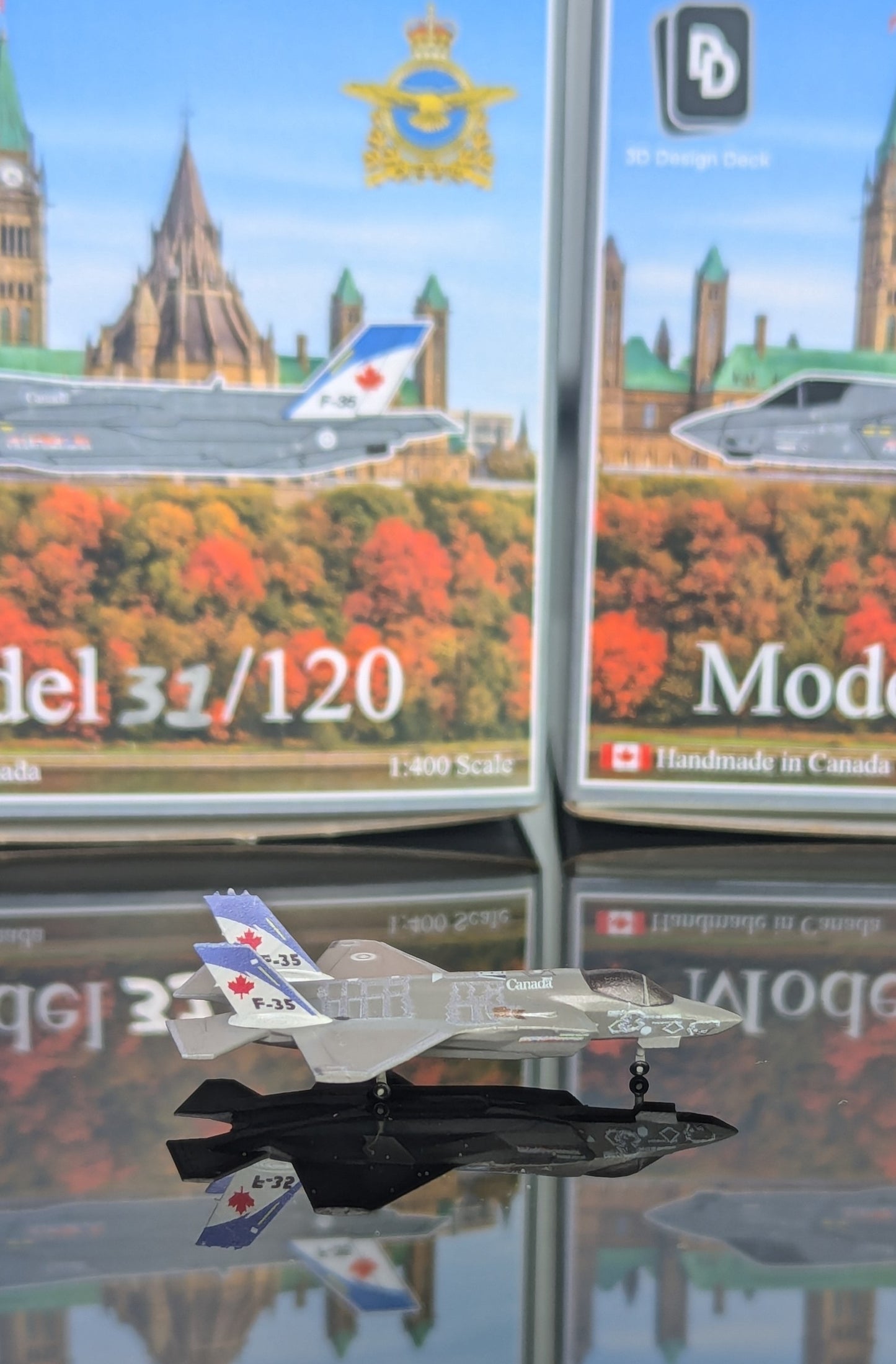 1:400 RCAF F-35A Ottawa Display No Reg 3D Design Deck