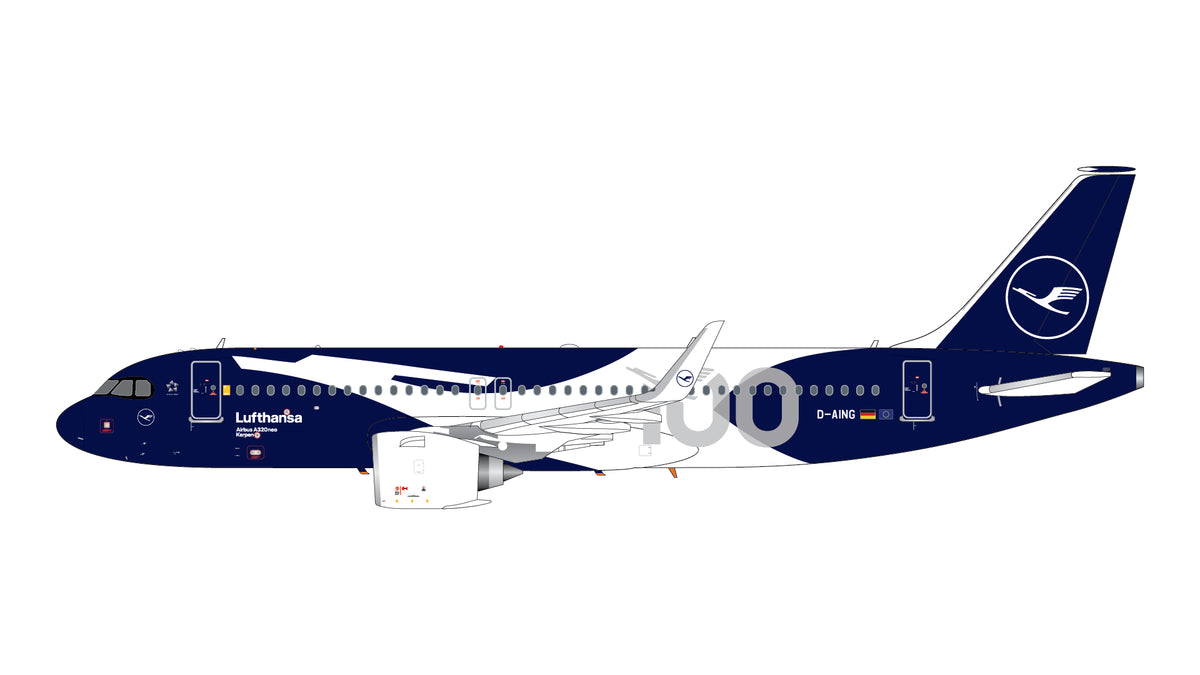 Pre-order 1:200 Lufthansa A320neo "100 Year" Gemini200