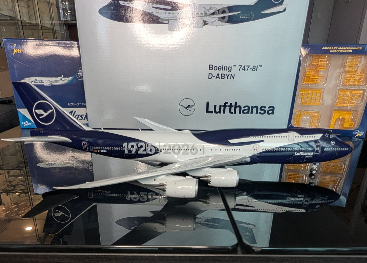 1:200 Lufthansa B747-8 “100 Years” Gemini200