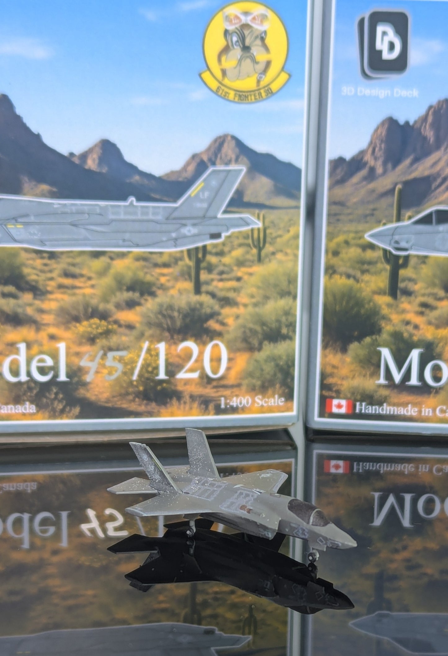 1:400 USAF Fighter Squadron Luke AFB F-35A 3D Design Deck