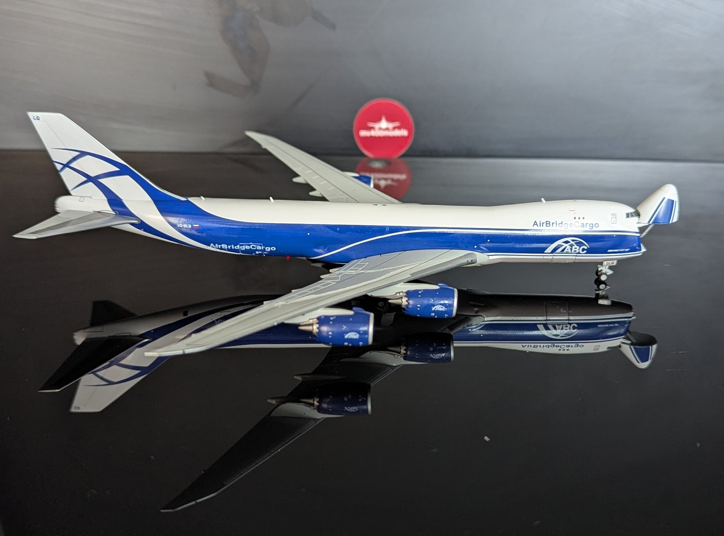 1:400 Air Bridge Cargo B747-8F HX Models VQ-BLQ Interactive Series*